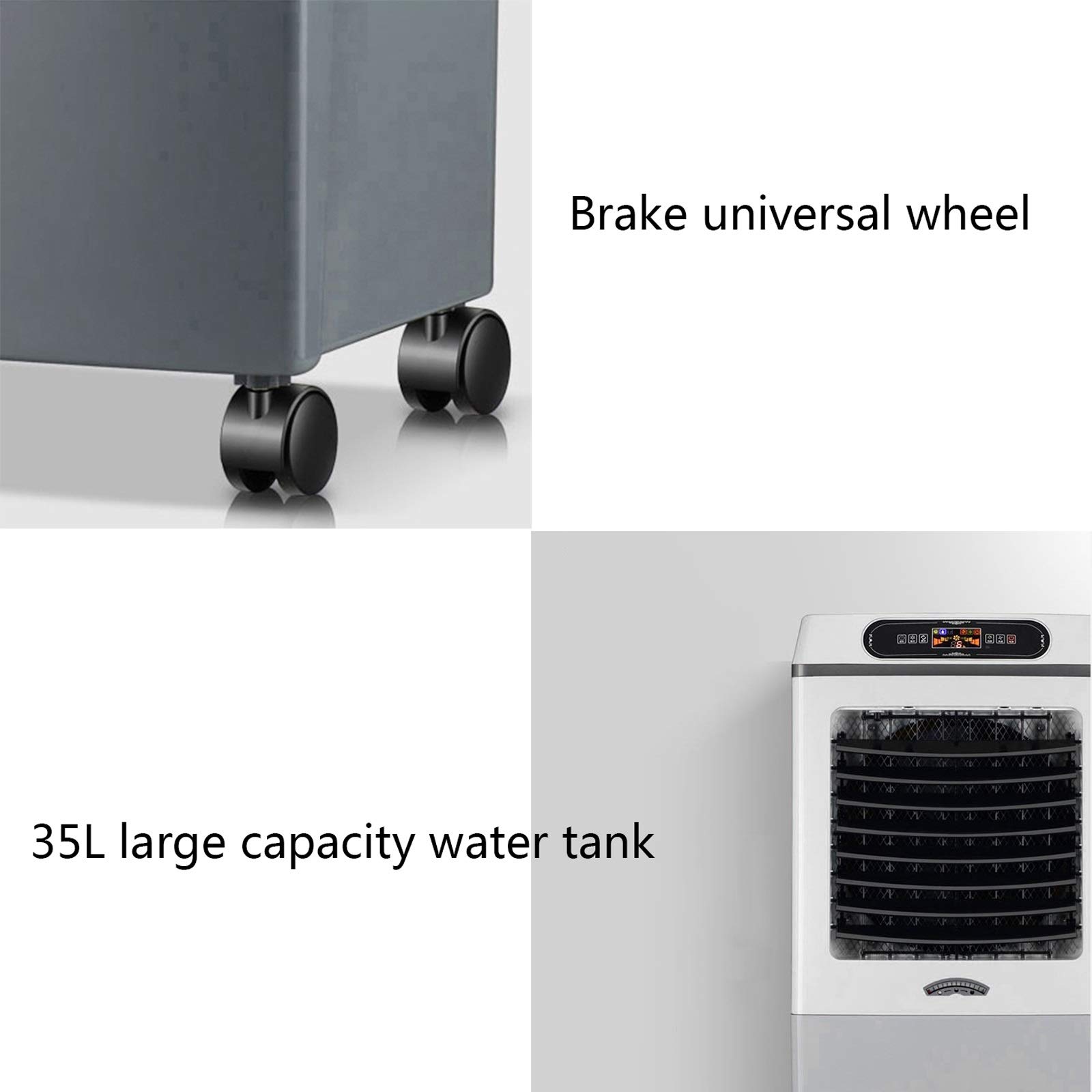 humidificadores Humidificador ultrasónico para Habitaciones Grandes, humidificadores de llenado Superior de 35 l con Control Remoto, humidificador de Aire de Apagado automático sin Agua