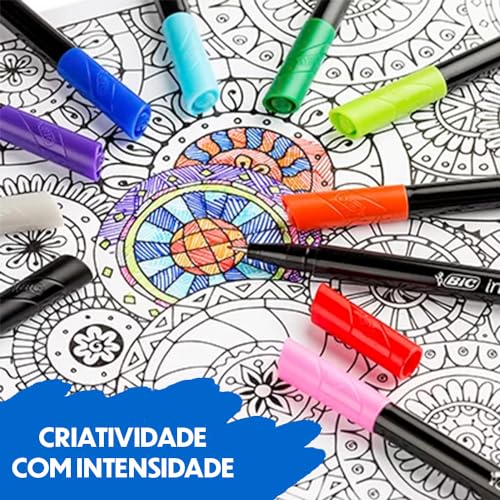 BIC, Caneta Hidrográfica, Intensity, Multicor, 3 Unidades