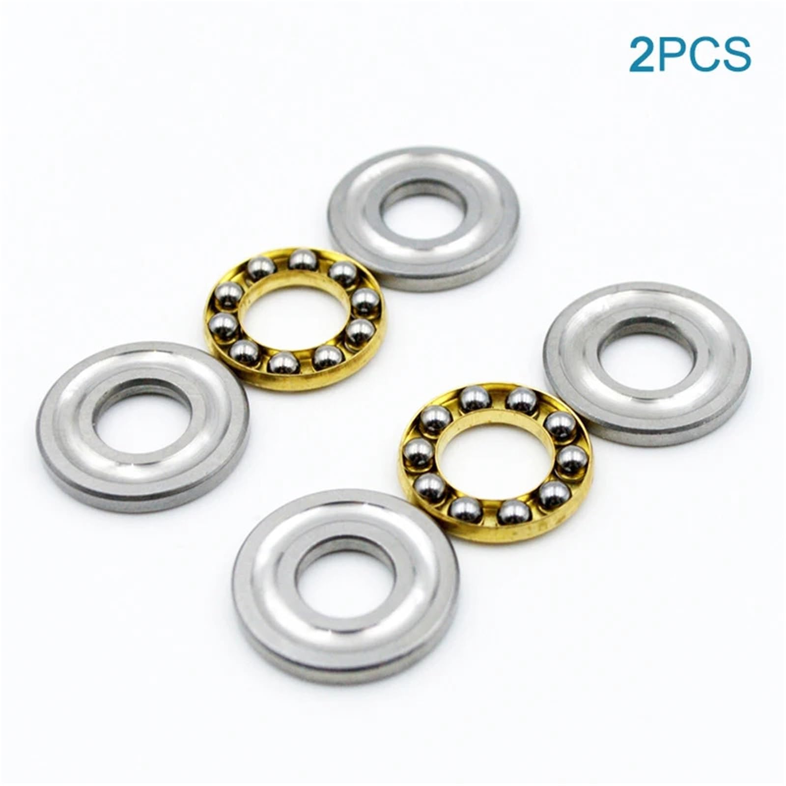 2 x łożysko kulkowe wzdłużne F3-8M, F5-10M, F6-12M, F8-22M, F8-14M, 16M, F10-18M i F12-21M.(F6-11M 6x11x4.5)