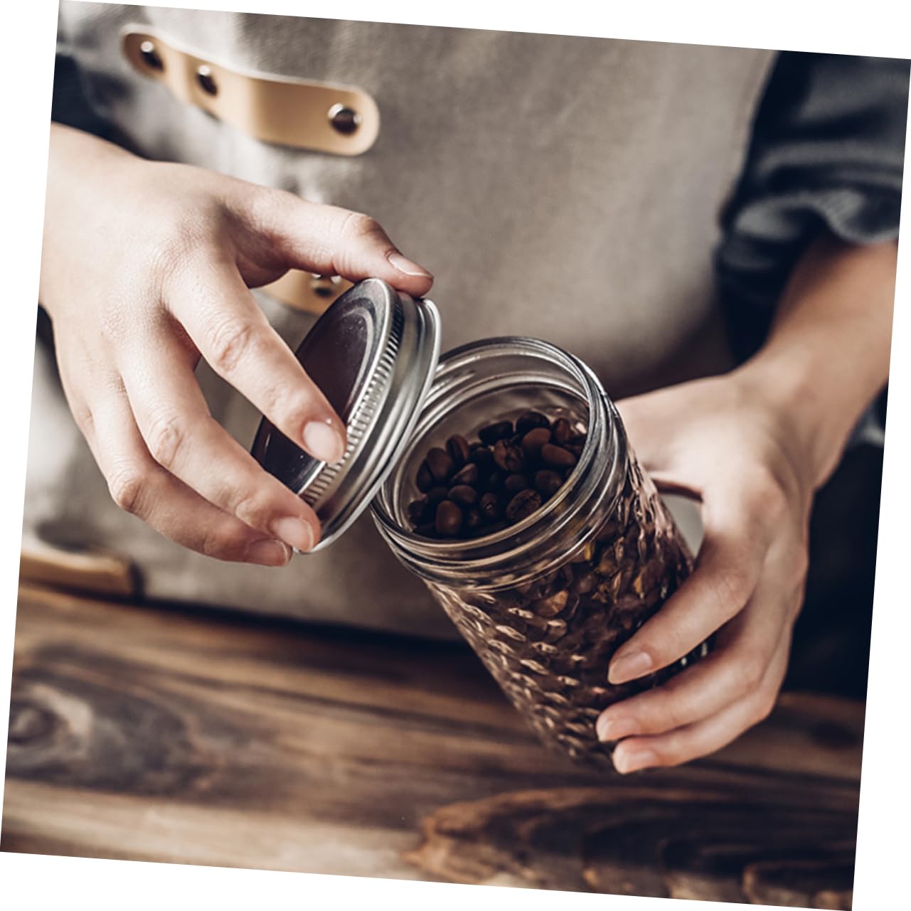 Zerodeko Glasflasche in Flaschenform 5 Stück, 350ml, Wiederverschließbar | Süßigkeiten und Beef Jerky, Dicht Versiegelt mit Spenderfunktion, für Zuhause und Reiseverpackung