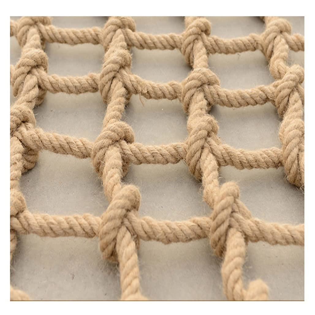 Gjzqdkx Kids Climbing Frame Net - 10Mm Rope Netting For Playground, Tree House, And Swingset - 2X2m (6.56X6.56ft) Cargo Net For Children‘s Outdoor Fun And Adventure