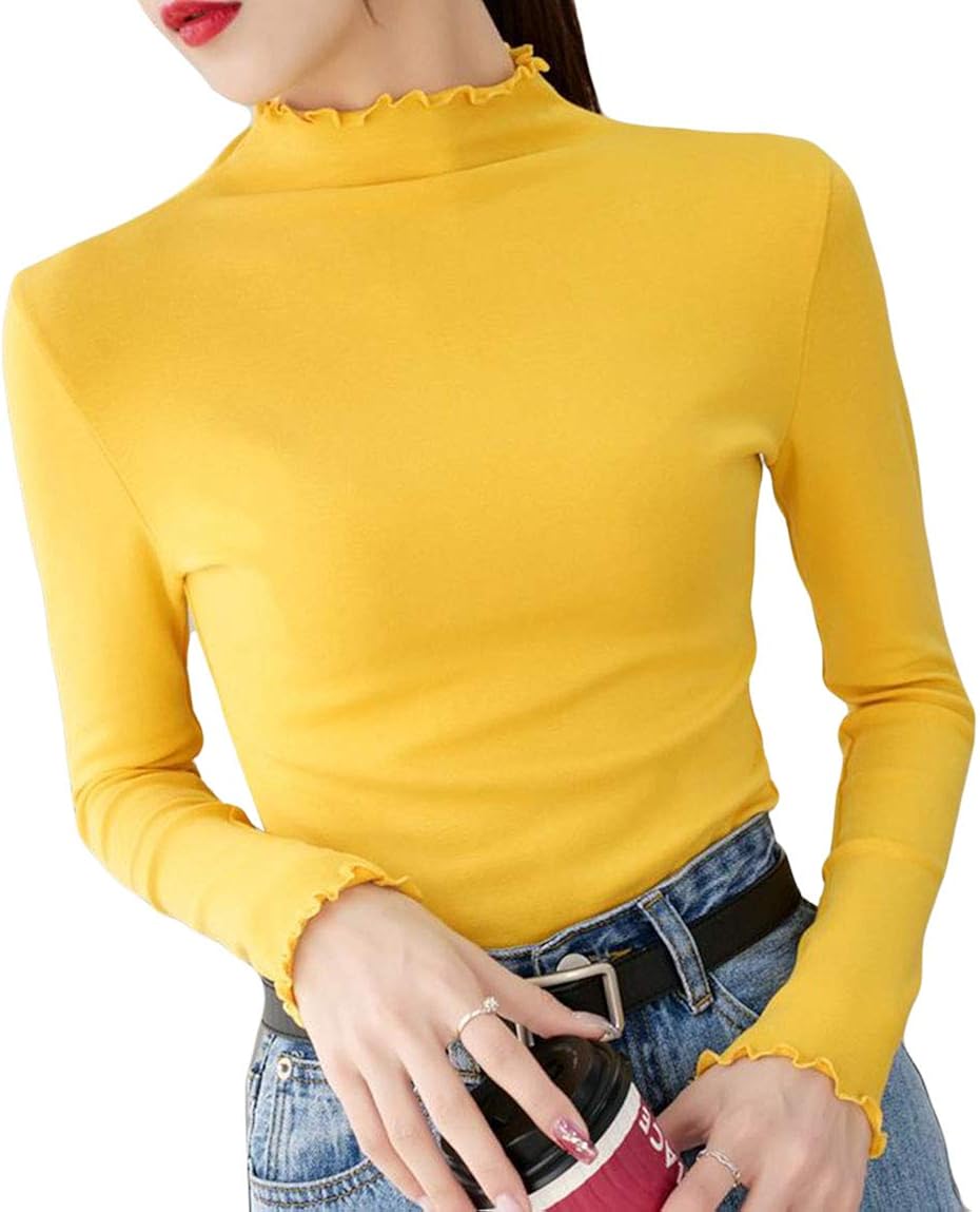 Baluote カットソー レディース 秋 冬 タートルネック 厚手 薄手 インナー 長袖 無地 スリム Tシャツ レディース トップス コットン ストレッチ 通勤 シンプル ファッション カジュアル Drraphaelperez Fr Baluote カットソー レディース 秋 冬 タートルネック 厚手 薄手 インナー 長袖 無地 スリム Tシャツ レディース トップス コットン ストレッチ 通勤 シンプル ファッション カジュアル Drraphaelperez Fr