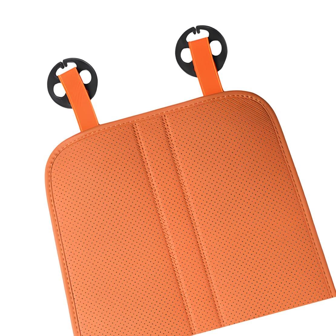 beler Funda Universal marrón Claro para cojín de Asiento de Coche, con Espuma viscoelástica y reposapiernas, para Mayor Comodidad en Viajes Largos en Cualquier época del año