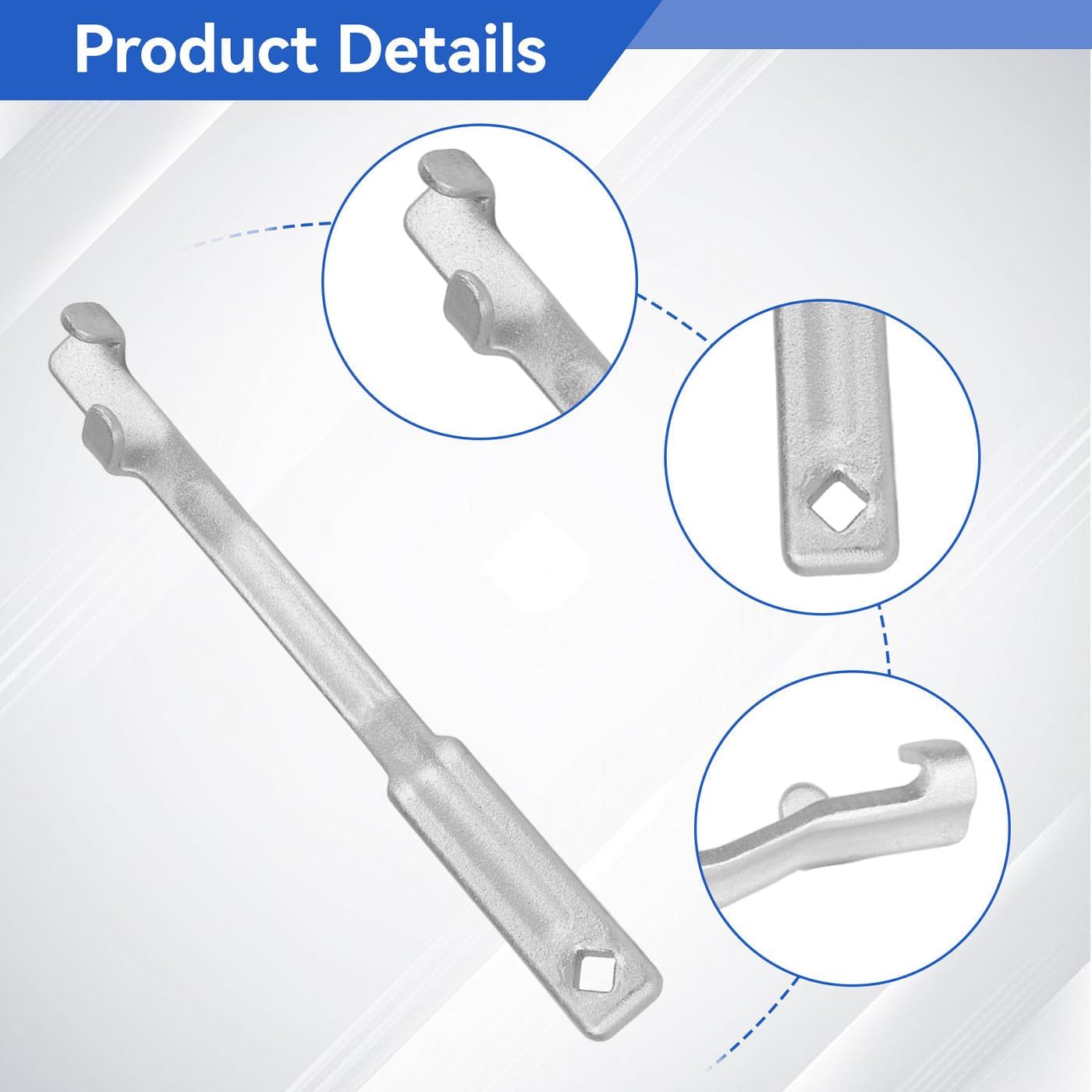 Universal 15 Inch Wrench Extender Tool Bar amplify torque, 15 Inch Long Wrench Extension with 1/2 Inch Hole