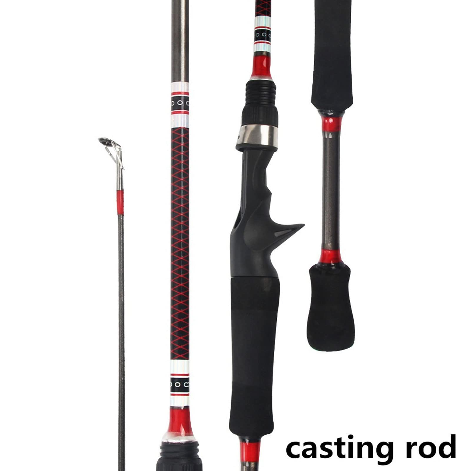 JINGYAN Wędki New Spinning Rod 1.8m 3-21g Weight Ultralight Rods 6-15LB Line Ultra Light Fishing