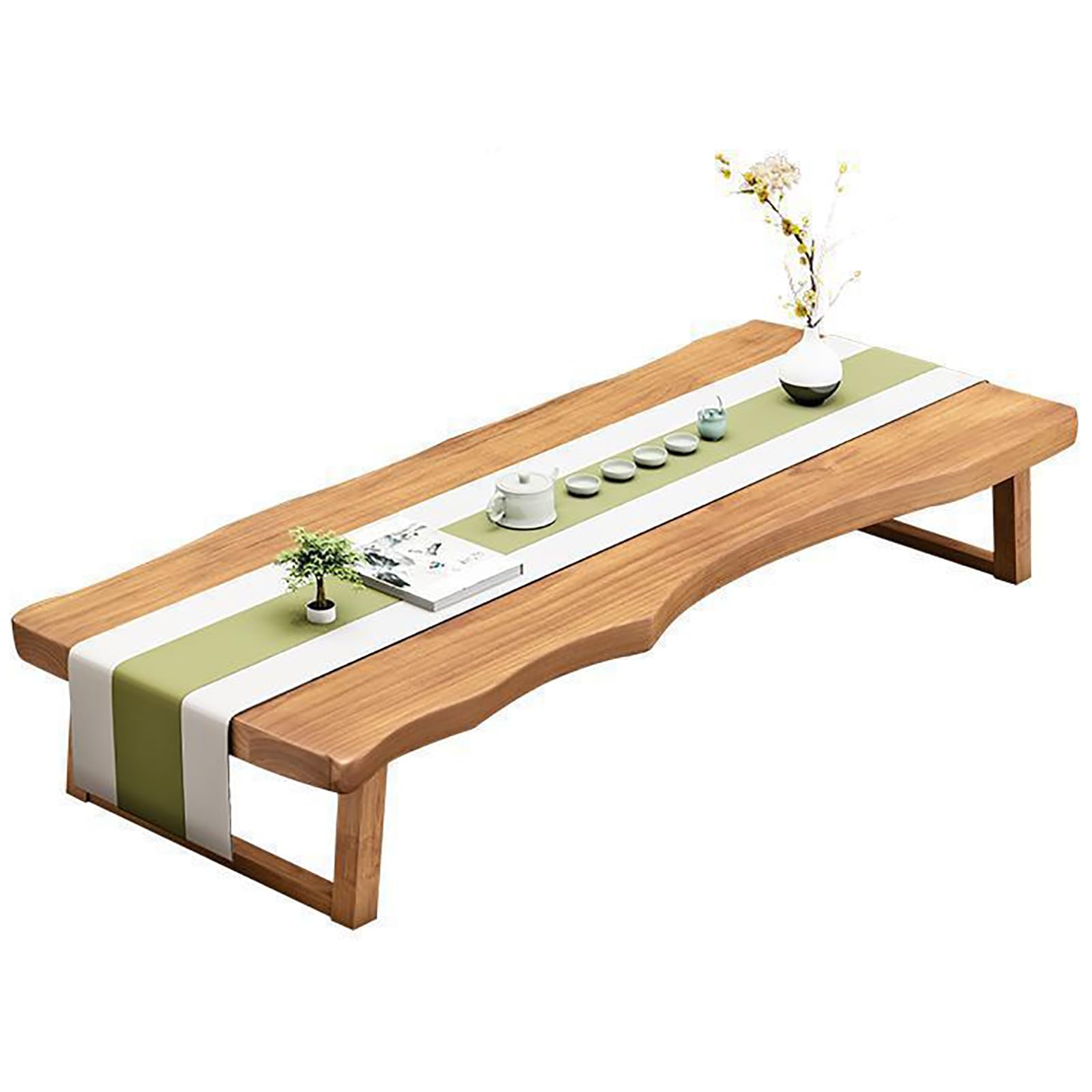 Autel bas portable au design élégant et table basse japonaise de 100 cm