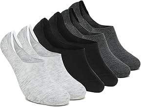 XJARVIS® 3 Pairs No Show Low Cut Loafer Unisex Socks for Men & Women with Combed Cotton for Sports, Running & Hiking Pack of 3 (Free Size) Black