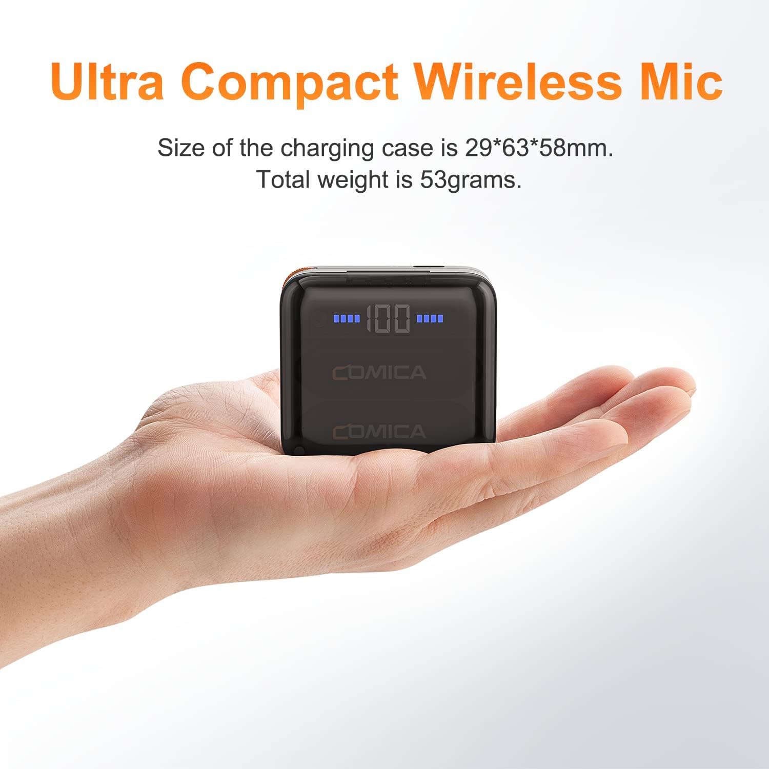 COMICA Vimo S UC Micro Cravate sans Fil USB-C, Plug & Play pour Android & iPhone 15/16/17, Portée 200 m, Audio Hi-FI, Réduction de Bruit, Micro Lavalier pour Vlog, Youtube, Streaming