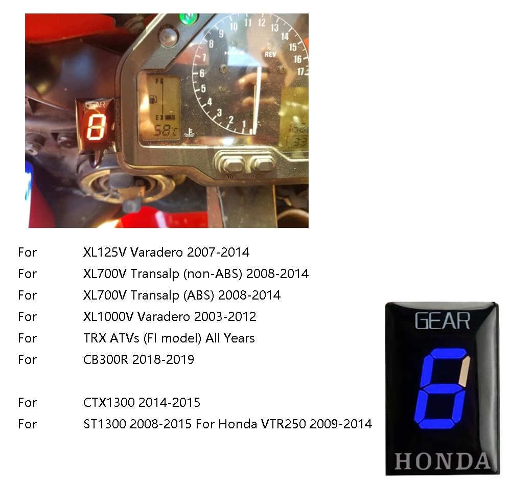 Indicador Indicadores de Marcha de Motocicleta Impermeable para Honda CBR600F CBR1000R CBR300R CB500F CB600F CBR500R CBR600RR CB300F CMX500 NC700S NC700X