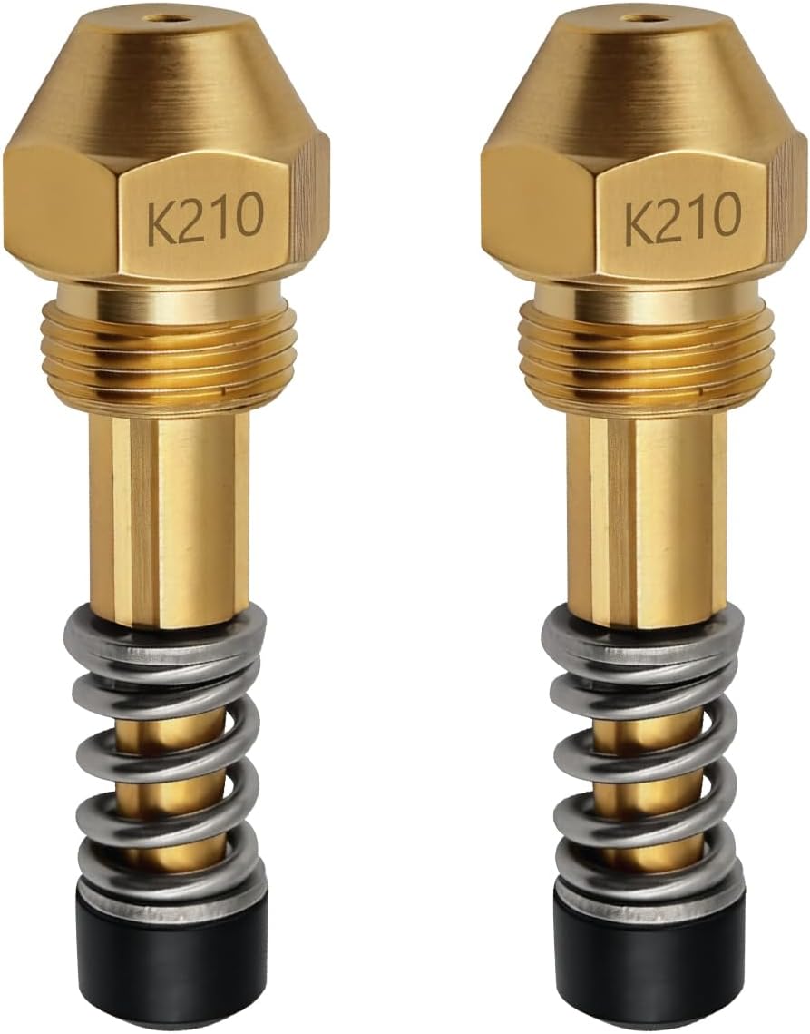 2-Pack Nozzle Kit 70-015-0500 – Replacement for Dy-na-Glo, Pro Te-mp, Day-ton, Hea-tHog KFA-215 / HH-215TKFA / PT-215-KFA Series 210–215K BTU Portable Heater