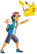 Pokémon Sacha Combat Figure 11cm Combat Ready Figure with 5cm Pikachu Battle Figure