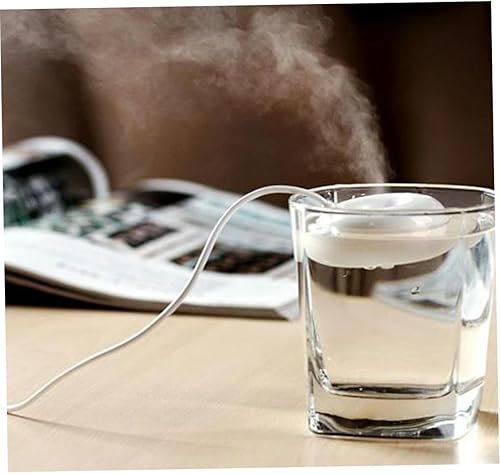 Miniatura 2 de Humidificador mini humidificador de aire Forma de humidificador de donas de agua recargables para agua para el ministerio del hogar blanco