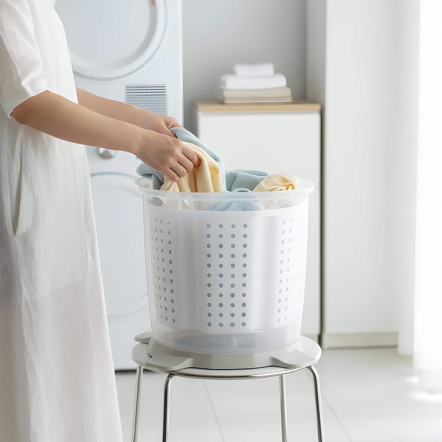 Lavatrice Manuale Con Cestello Di Disidratazione Rimovibile, Mini Lavatrice Portatile A Manovella E Centrifuga, Lavatrice 2 In 1, Non Richiede Elettricità, Per Appartamento Dormitorio