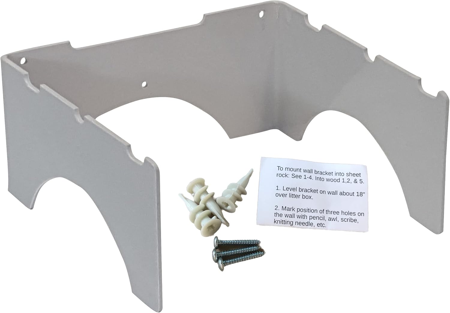 Wall & Table Top Bracket for Purrified Air Litter Box Air Purifier