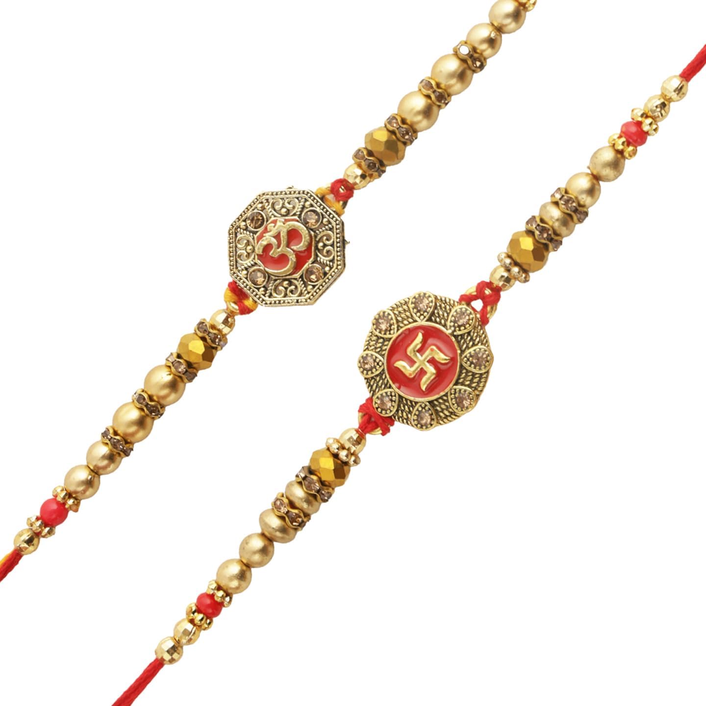 TIED RIBBONS Rakhi for Brother - Set of 2 Rakhi for Brother Men Boys Kids Bhaiya Bhabhi with Greeting Card and Tikka - Rakhi for Rakshabandhan (B0D6BX7R1S) Amazon Price History, Amazon Price Tracker