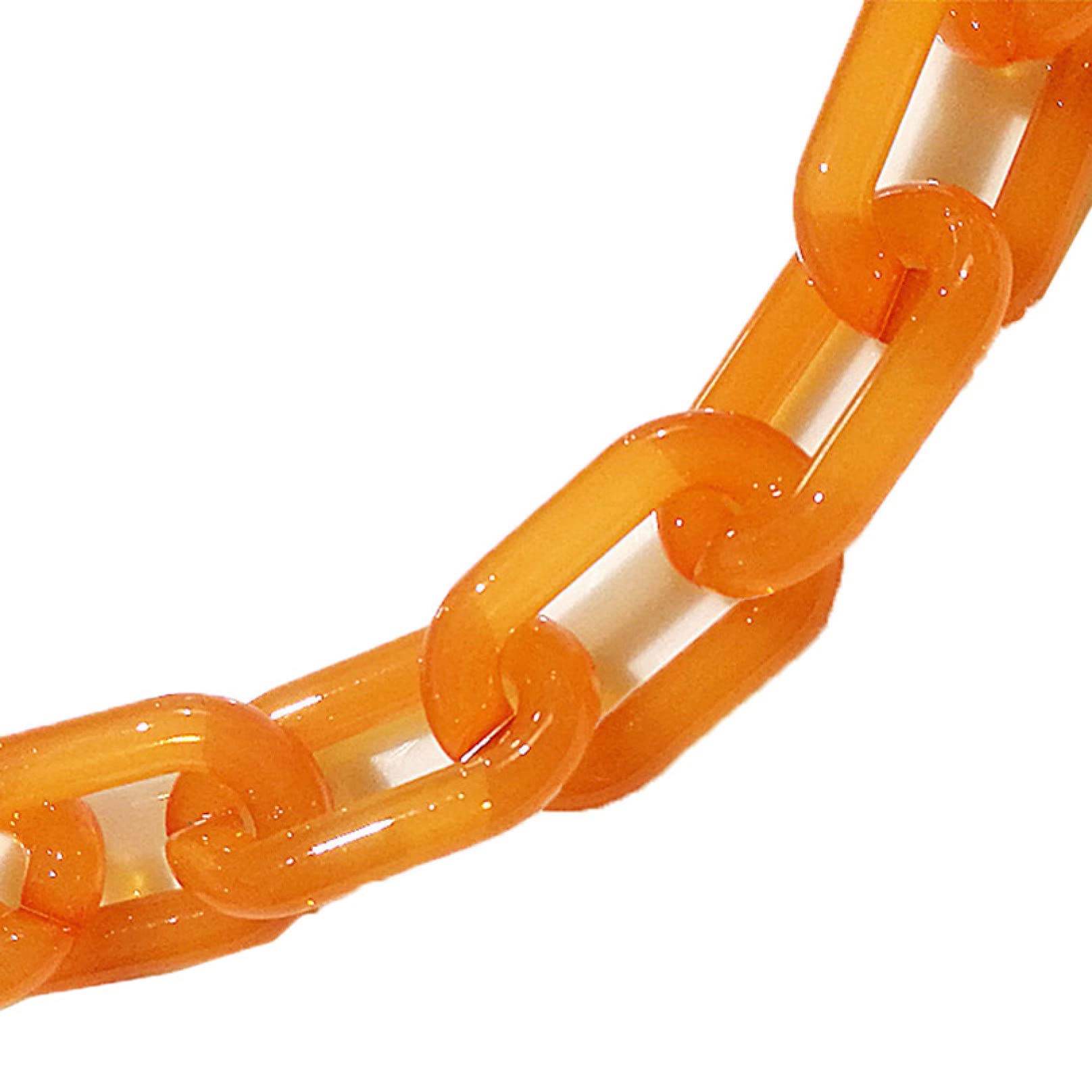 Łańcuszki do torebek, Uchwyt Do Torebki Łańcuchy Część Torby Akcesoria Pasek Na Ramię(Orange,Silver Hook)