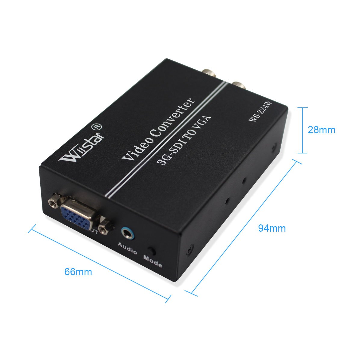 Wiistar SDI to VGA Audio Converter Support 1080P for VGA SDI Monitor