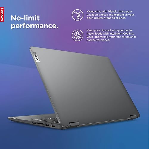 Miniatura 4 de Lenovo IdeaPad Flex 5i - Laptop 2 en 1, pantalla táctil IPS Full HD de 14 pulgadas, RAM DDR4 de 4 GB, SSD de 256 GB, procesador Intel Core