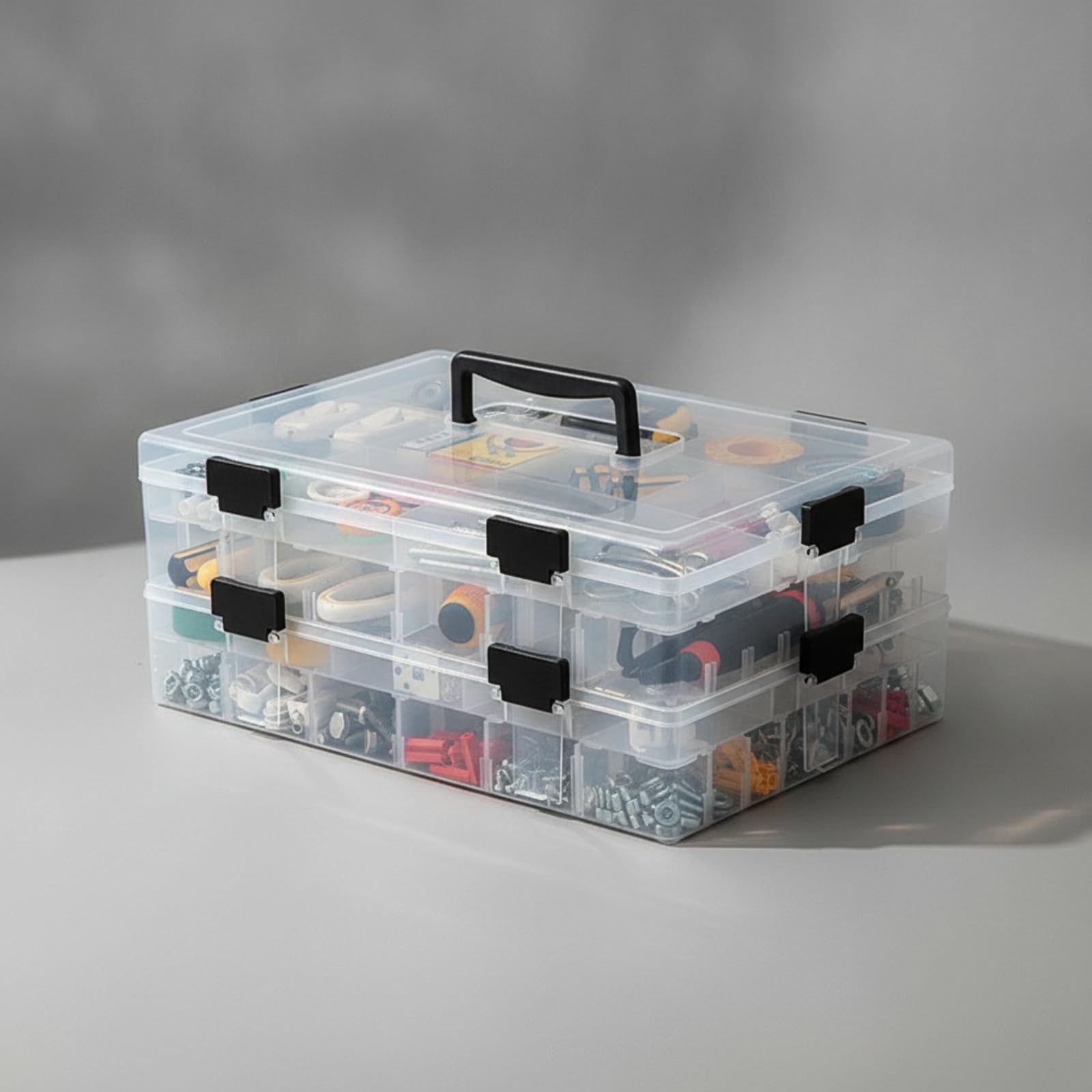 Scatola Portaminuterie Portatile Scatola, Moderno Semplice, 4 Strati 118 Scomparti