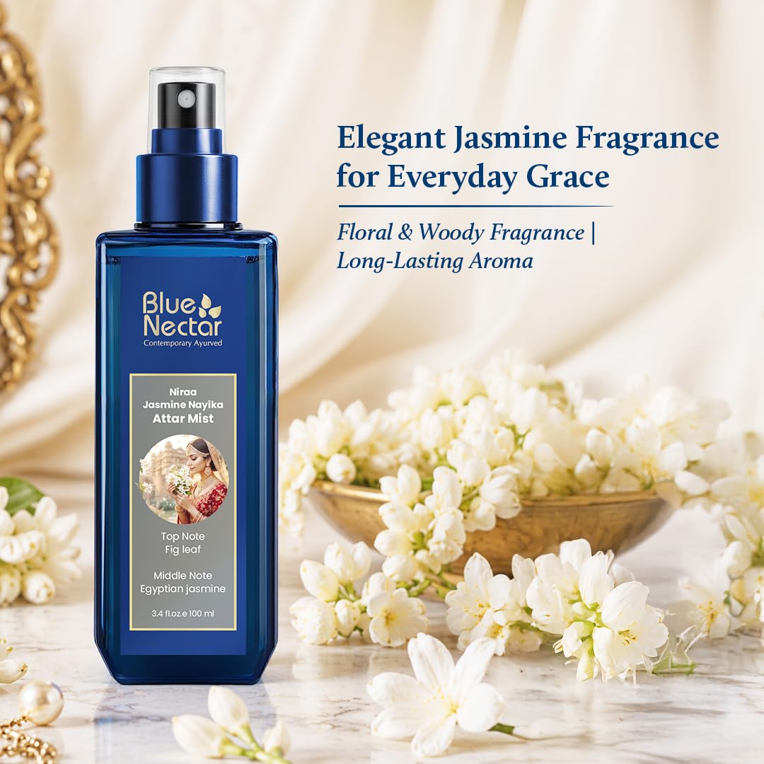 Blue Nectar Niraa Udupi Jasmine Body Mist para una frescura y relajación duraderas