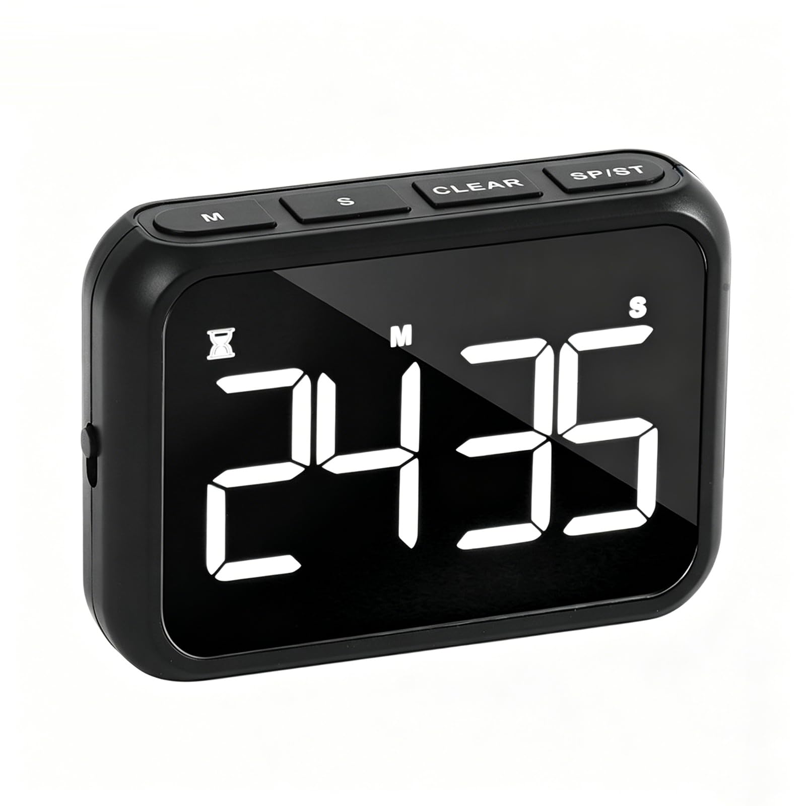 Temporizador de cocina recargable con pantalla LED grande, control de | Respaldo magnético y soporte para cocinar, hornear, hacer barbacoas, estudiar y más