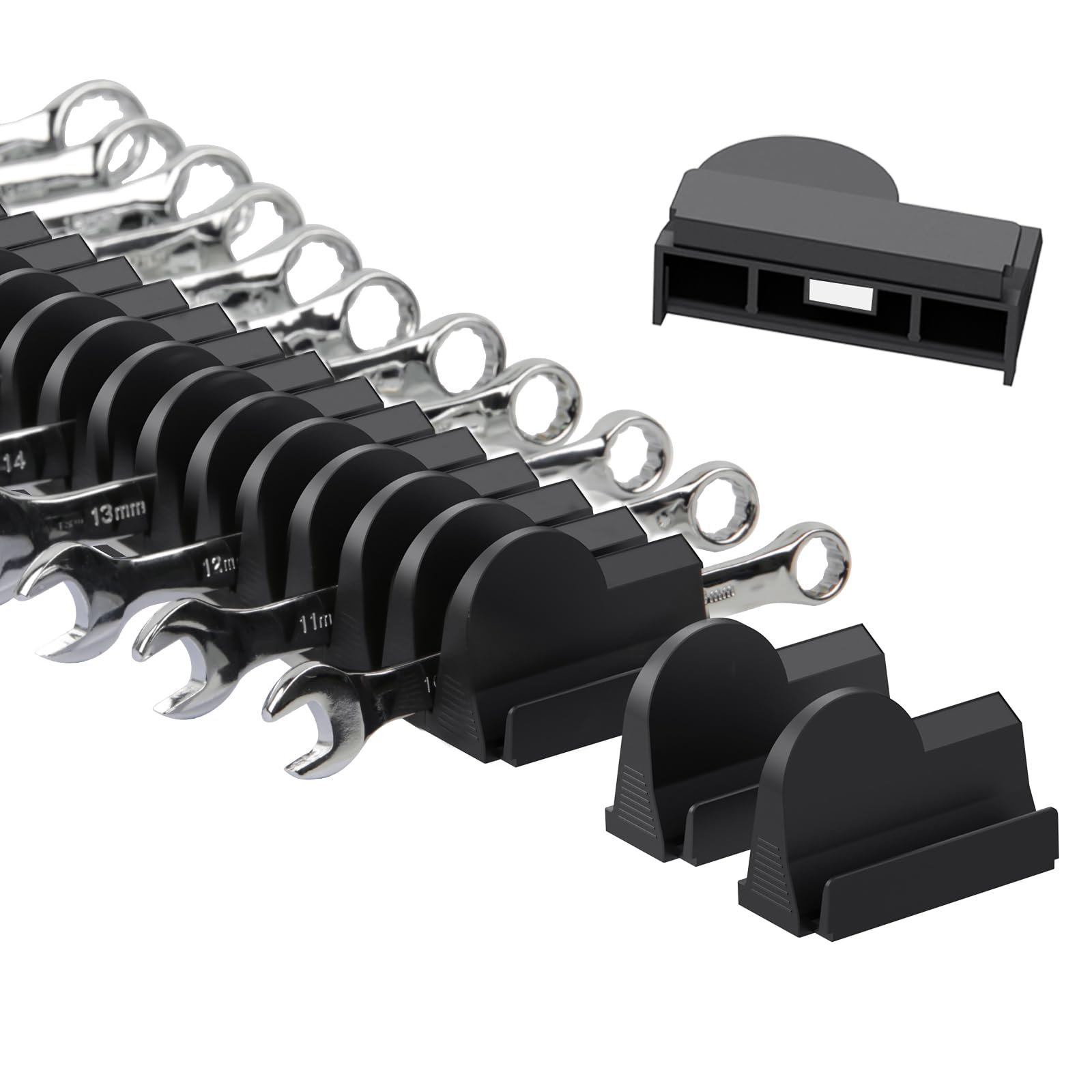 24 pcs magnetic plier organizer set for toolbox amp drawer storagemodular plier holders for mechanics technicians space-saving amp quick-accessgift for father and boyfriendblack