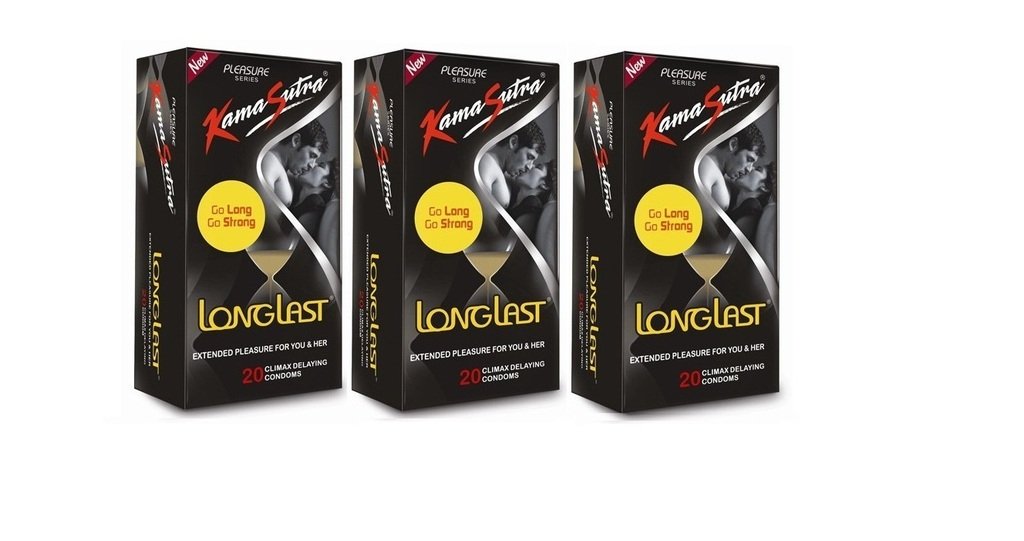 KamaSutra Long Last Condom - 20 Pieces (Pack of 3)-picture-34