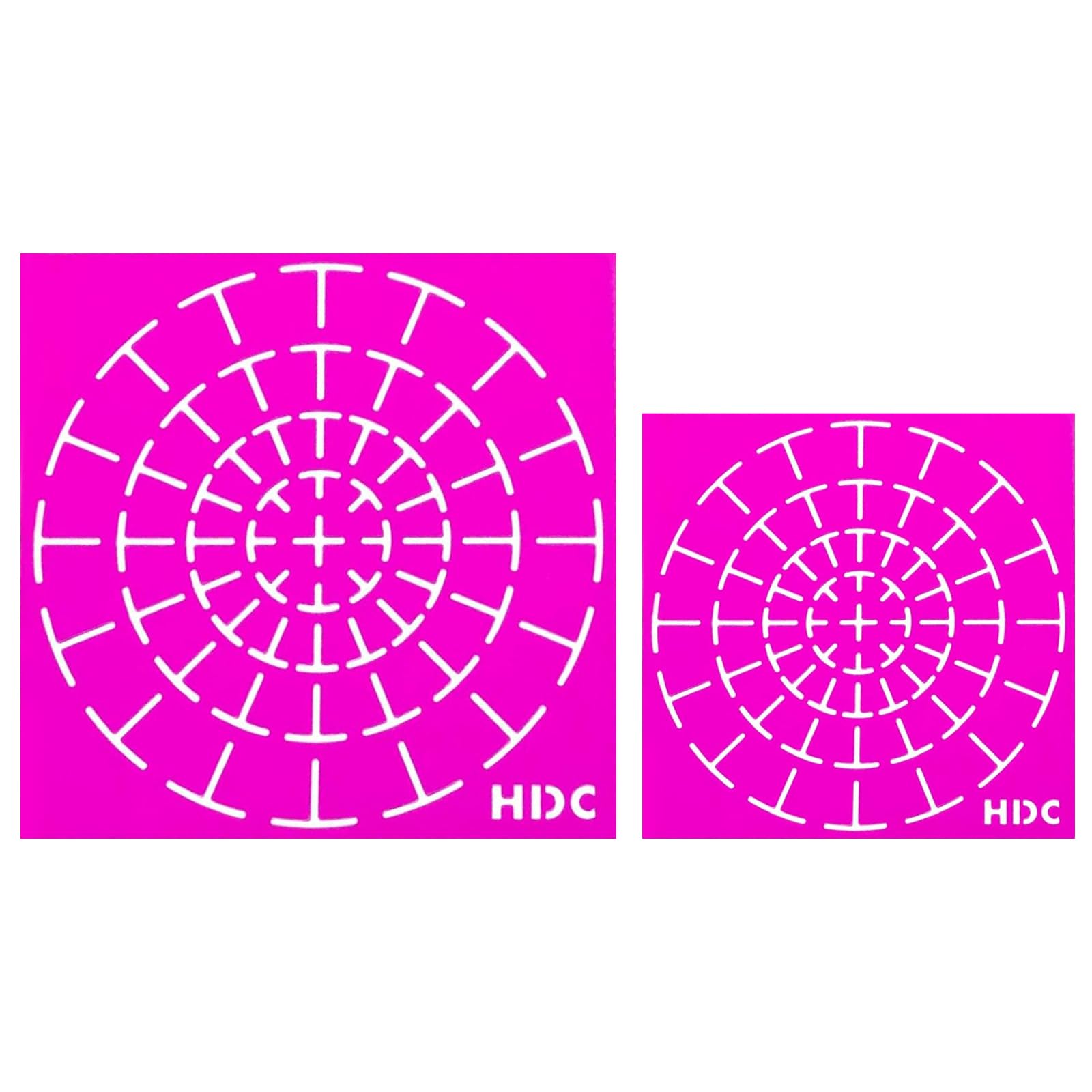 Mandala Dotting Tools, 2PCS Mandala Stencils, Mandala Dot Painting  Stencils, DIY Painting, Mandala Stencil Template Set for Wood, Fabric,  Glass, Metal