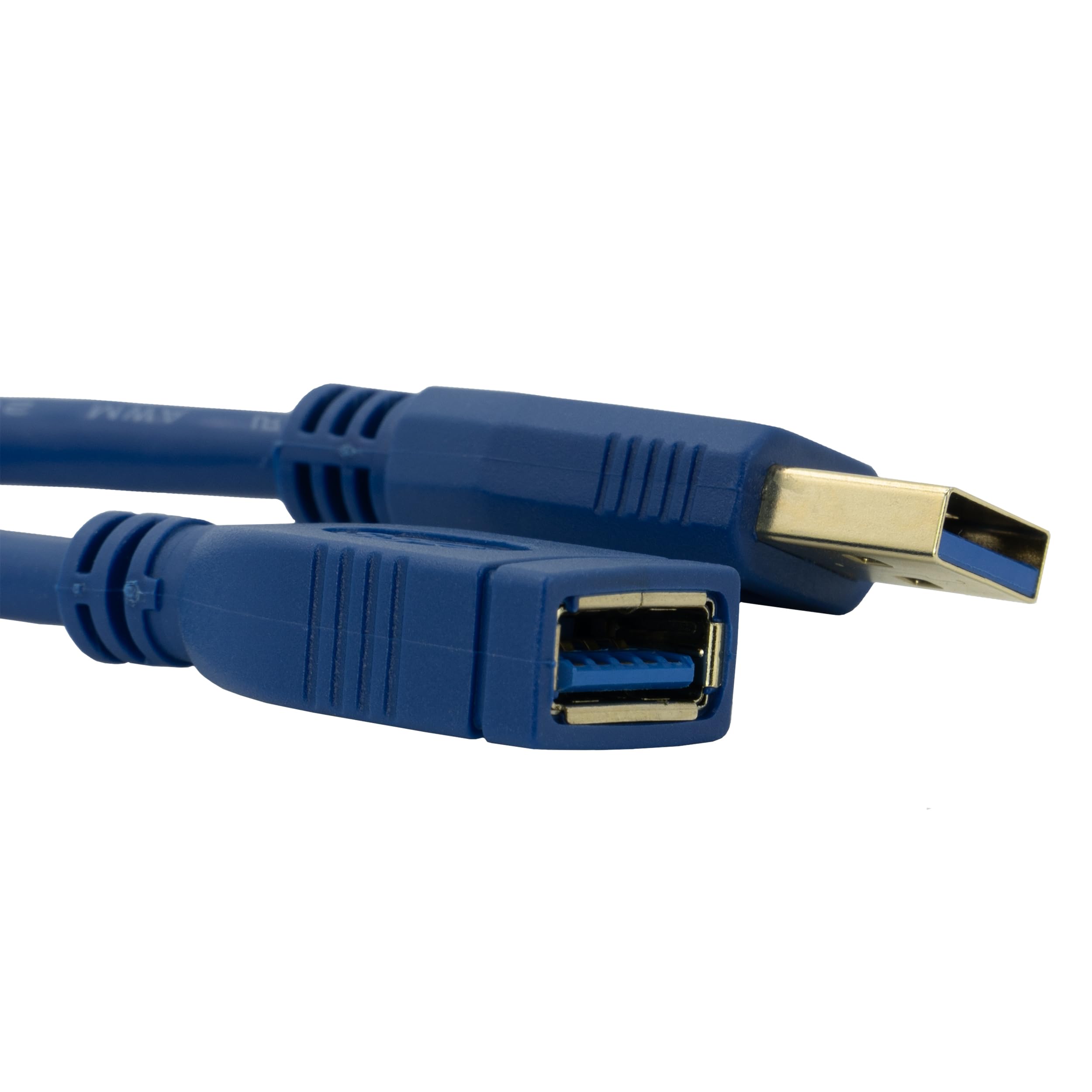 CableWholesale 91 cm USB 3.0 Verlängerungskabel, blau, Typ A Stecker/Typ A Buchse Stecker, A Stecker auf A Buchse Super Speed USB Verlängerungskabel, USB Verlängerungskabel Stecker auf Buchse
