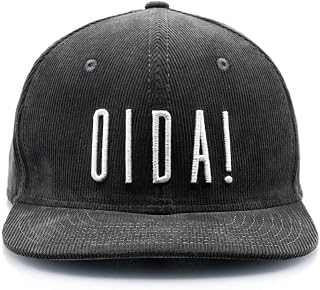 Bayerisches Snapback Cap Oida Grau Cord One Size