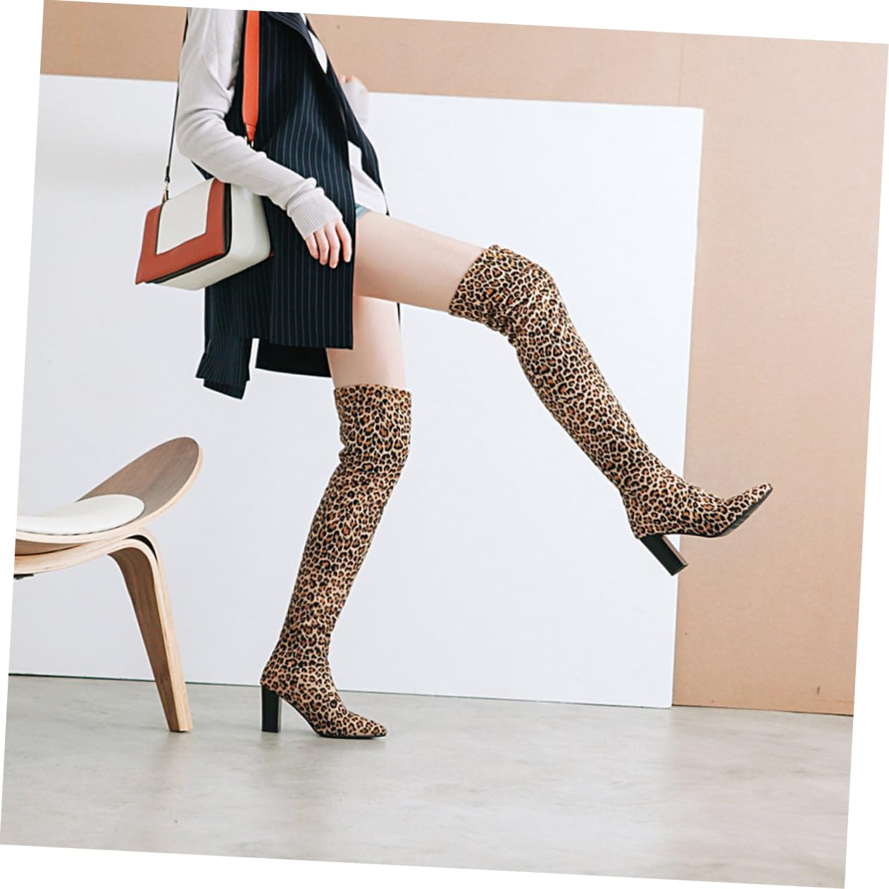 Botas Por Encima De La Rodilla Para Mujer De Otoño Invierno Botas De Tacón Grueso Con Cordones Zapatos Largos Botas Hasta La Rodilla Con Cordones Botas Hasta La Rodilla Para