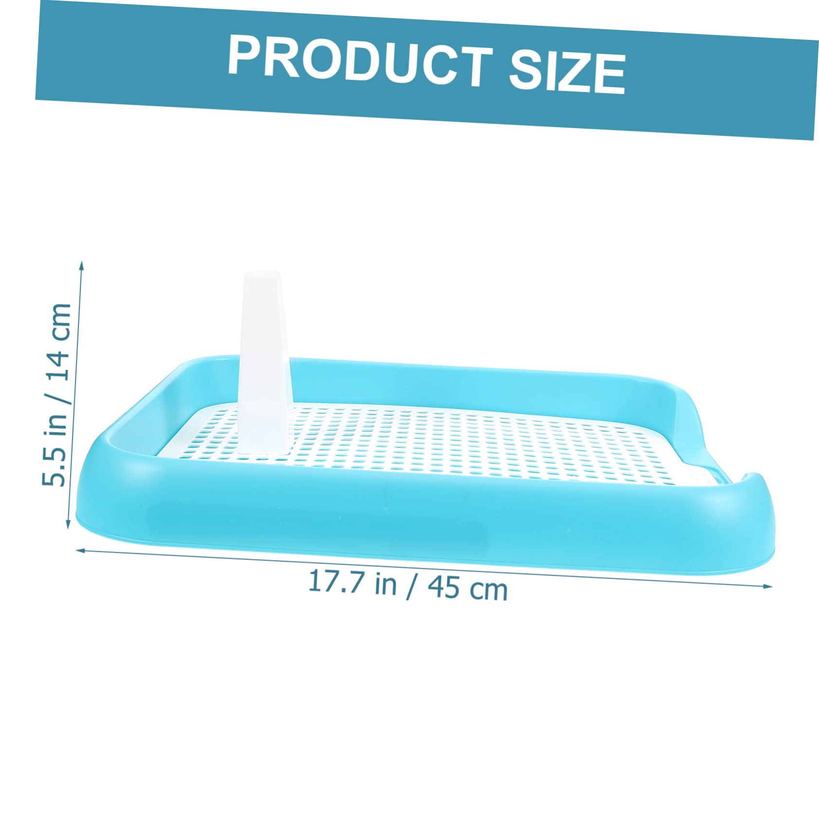 BCOATH Thickened Dog Toilet Household Puppy Toilet Plastic Dog Tray Easy Clean