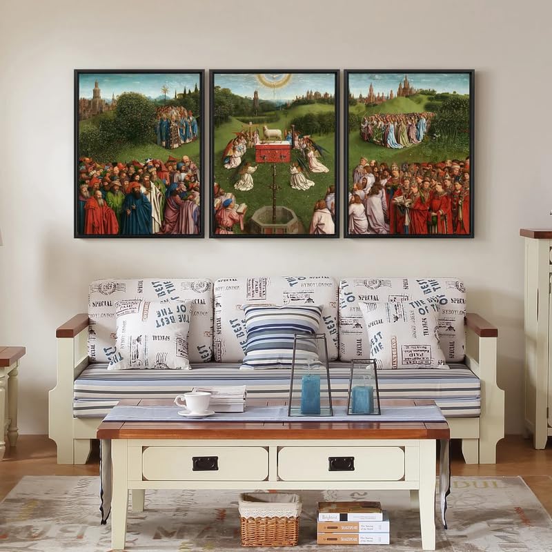 Triptyque Ghent Altarpiece Jan van Eyck | Affiches A4 pour sublimer votre salon ou bureau