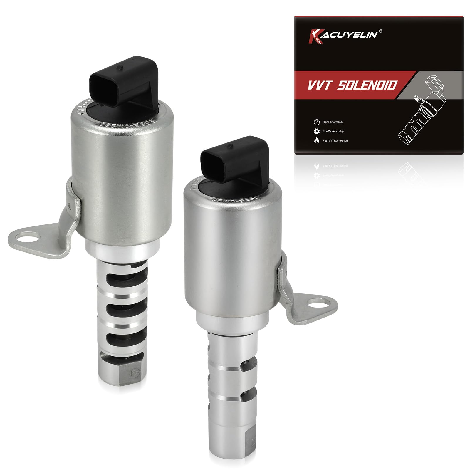 916850 916851 Valvola variabile del motore Timing VVT Solenoide di aspirazione e valvola di controllo dell'olio di scarico Solenoide compatibile con Jaguar XF Land Rover LR2 Range Rover Evoque