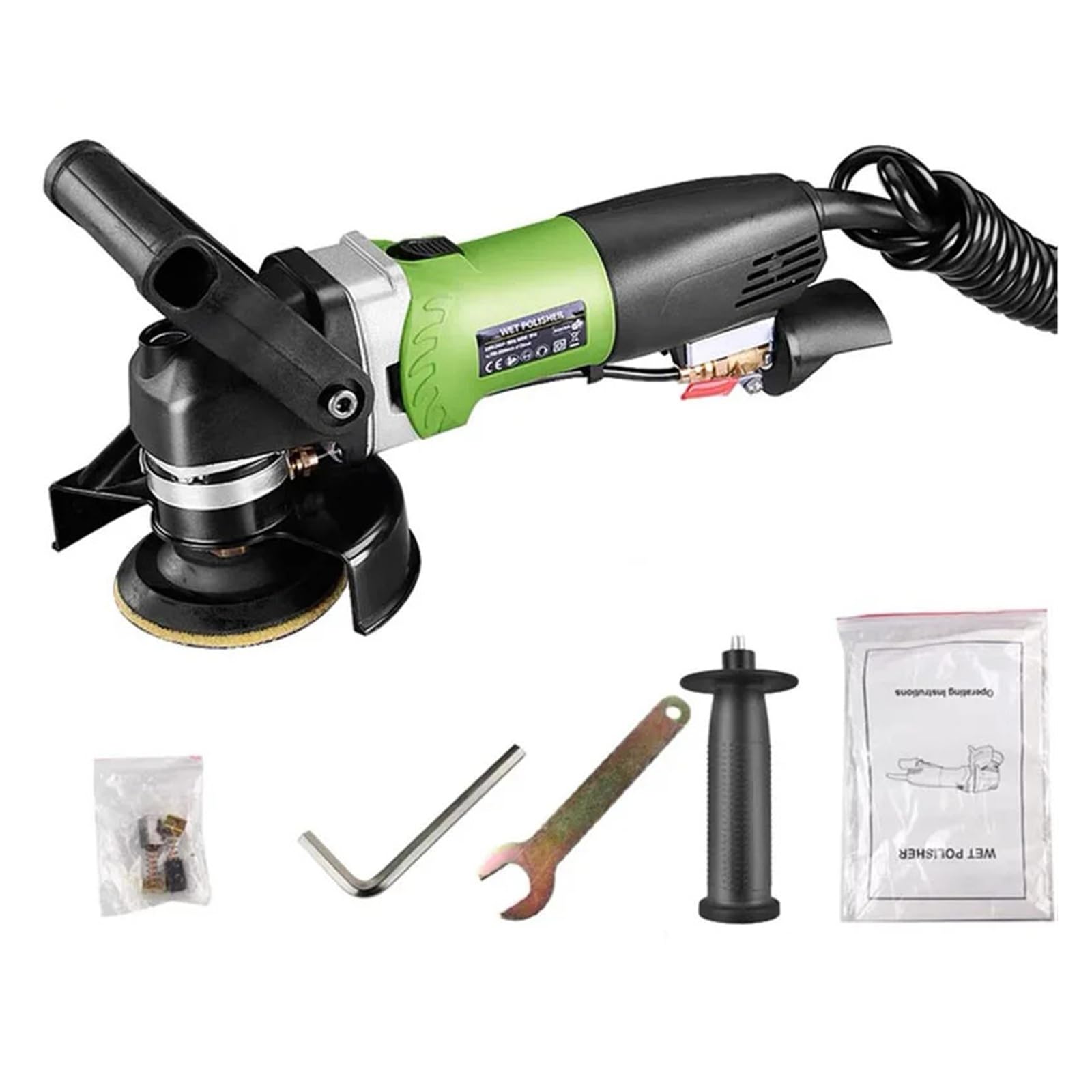 Utensili Professionali per la lucidatura Lucidatrice for Pietra a iniezione d'Acqua Portatile da 800 W, Tipo Pavimento in Cemento, Marmo, Alte Prestazioni