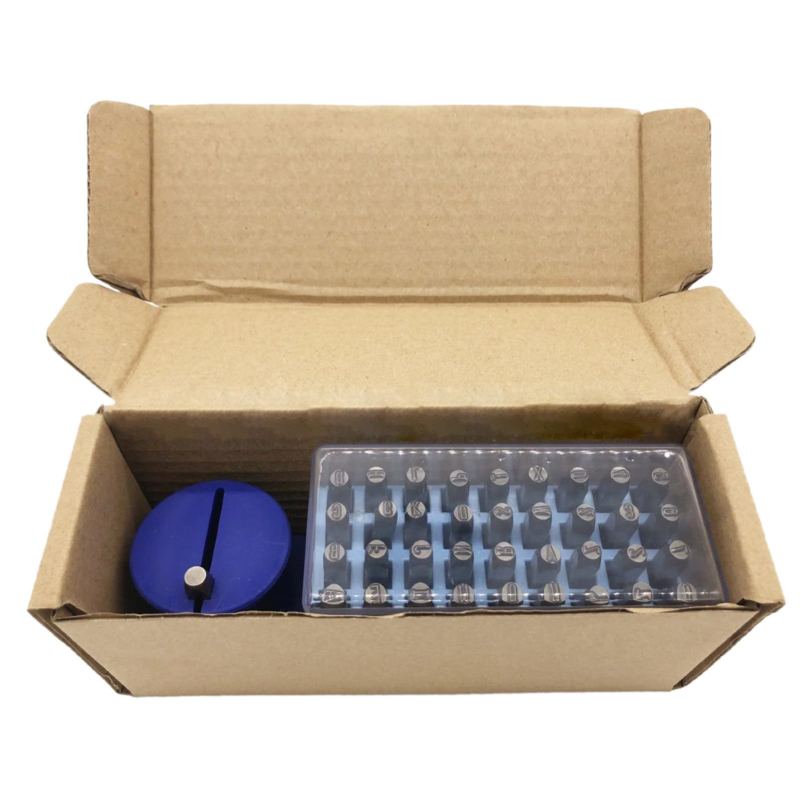 Professionelles Metall-Stempel-Set mit Zahlen und Buchstaben, Druckwerkzeuge, Zubehör für Metallstempelprojekte, Stempelhalter