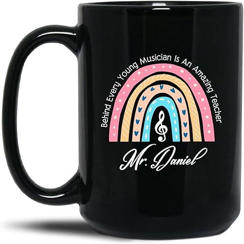 Regalo para profesor de música  Behind Every Young Musician Is An Amazing Teacher Mug  Regalo para profesor  Taza para profesor de música  Regalo