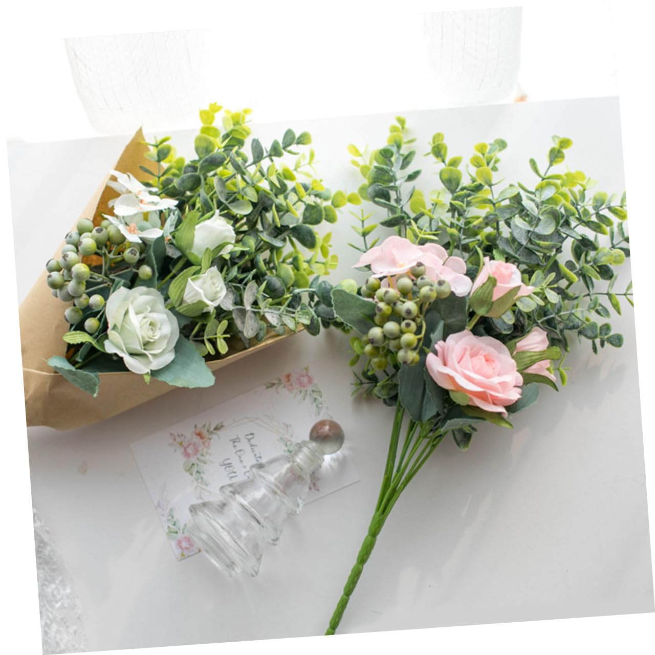 PRETYZOOM 4stücke Realistischer Kunstblumenstrauß Für Hochzeiten Und Wohnraumdekoration Lebensechte Deko Für Fotografie Und Festlichkeiten Pflegeleicht Und Langlebig