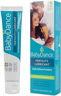 Fairhaven Health BabyDance Fertility Lubricant | for Women and Men Trying to get Pregnant | Water Based Personal Lube | Made Without Parabens | 40 Grams
