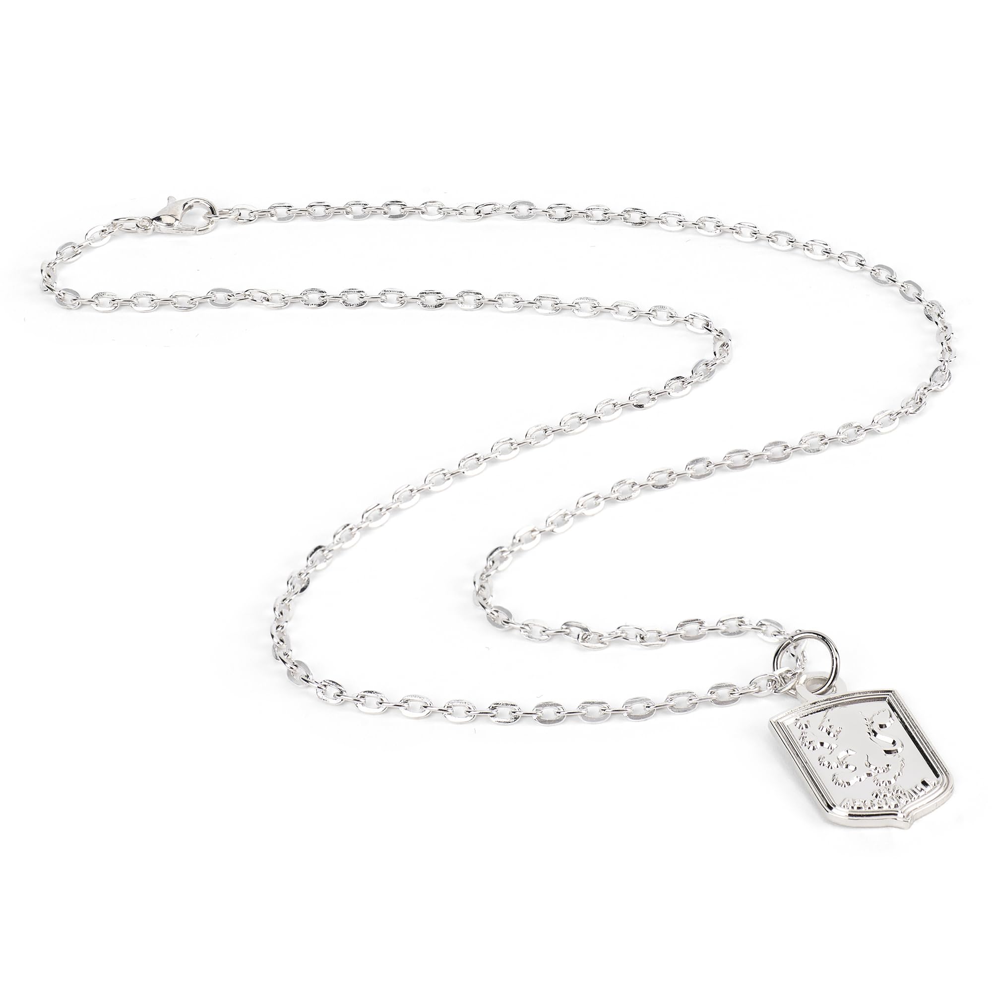 Official Licecned Silver Plated Crest Necklace, Football Club Pendant on 50cm (20 Inch) Chain, Gift for Fans