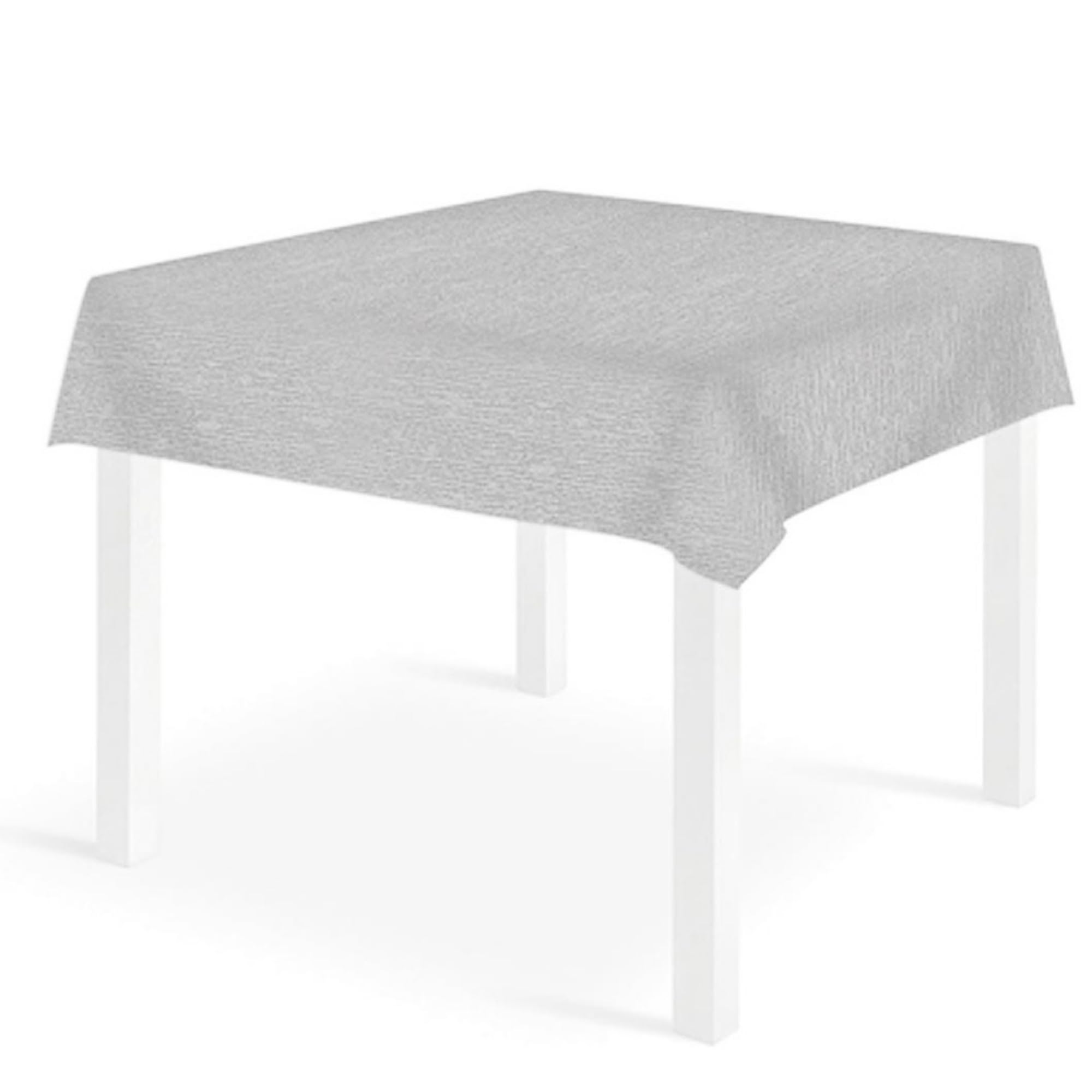 Manteles cubremanchas desechables gris TNT 100 x 100 cm resistentes tipo tela alto gramaje 48 g manteles fiesta restaurante pizzería agroturismo trattoria mantel desechable impermeable (400)