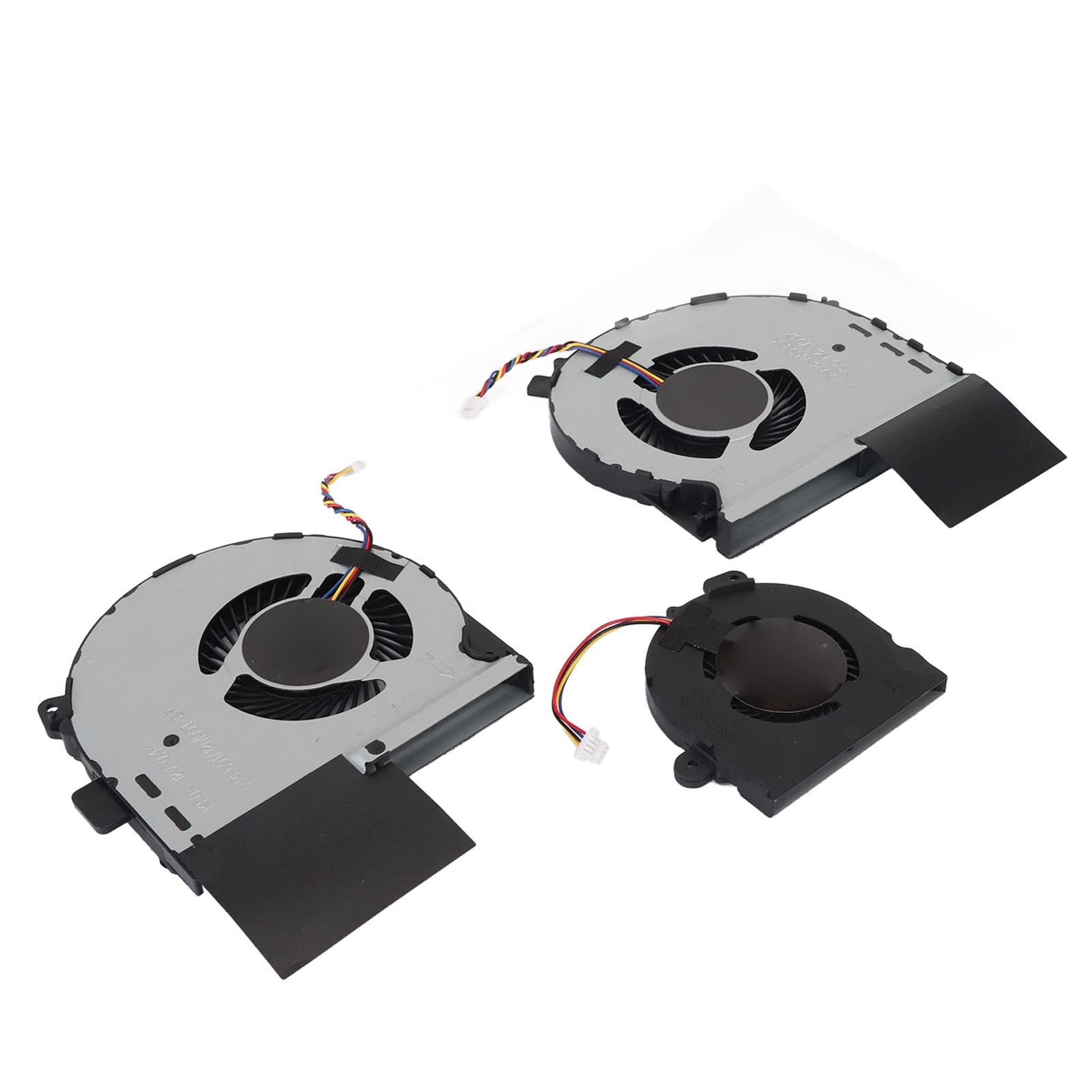 Cuifati 3 Uds CPU GPU Ventilador de Refrigeración de Repuesto para Portátil ASUS ROG Strix GL703GS GL703GS DS74 GL703, Ventilador Interno de 4 Pines para Portátil, Accesorios para