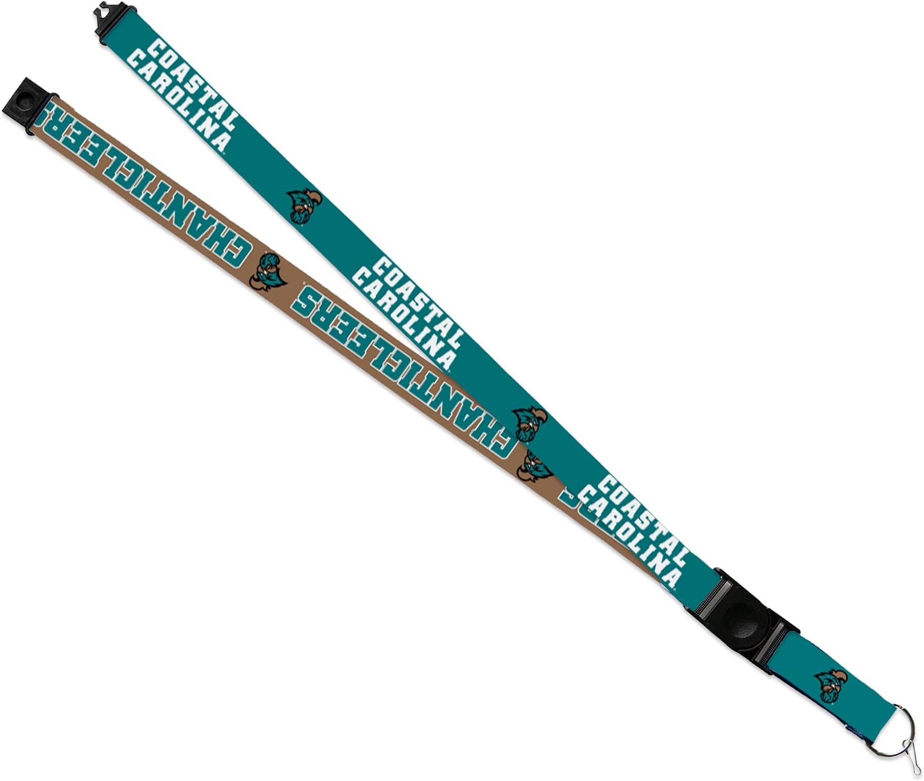Rico Industries NCAA Teams 18" x 1" Premium Unisex-Adult Safety Breakaway Lanyard