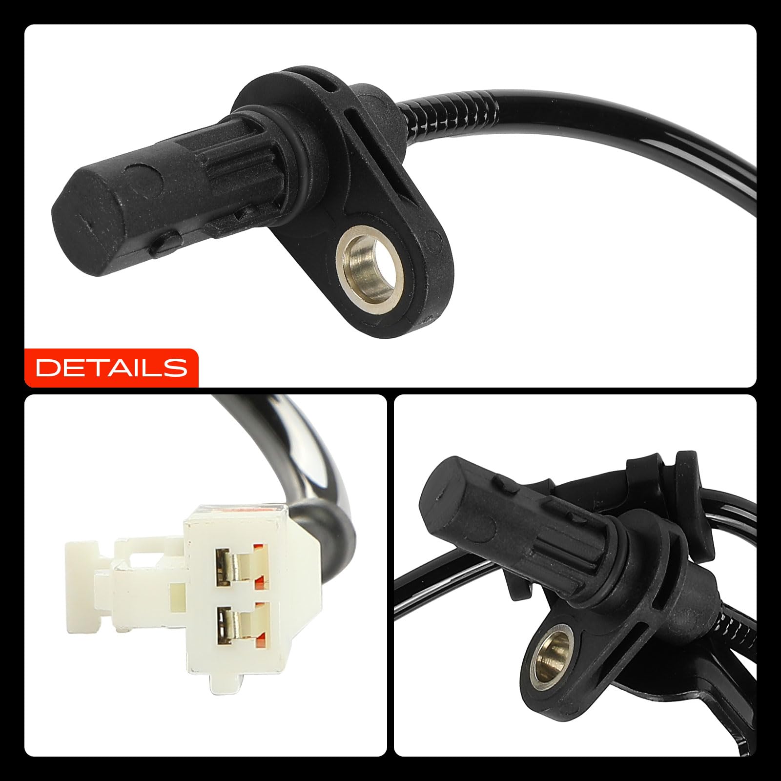 Frankberg Sensore Velocità Ruota ABS Sensore ABS 2-Poli Compatibile con Carens IV 1.6 GDi 1.7 CRDi 2.0 GDi 2013-2025 Replace# 31982,90682