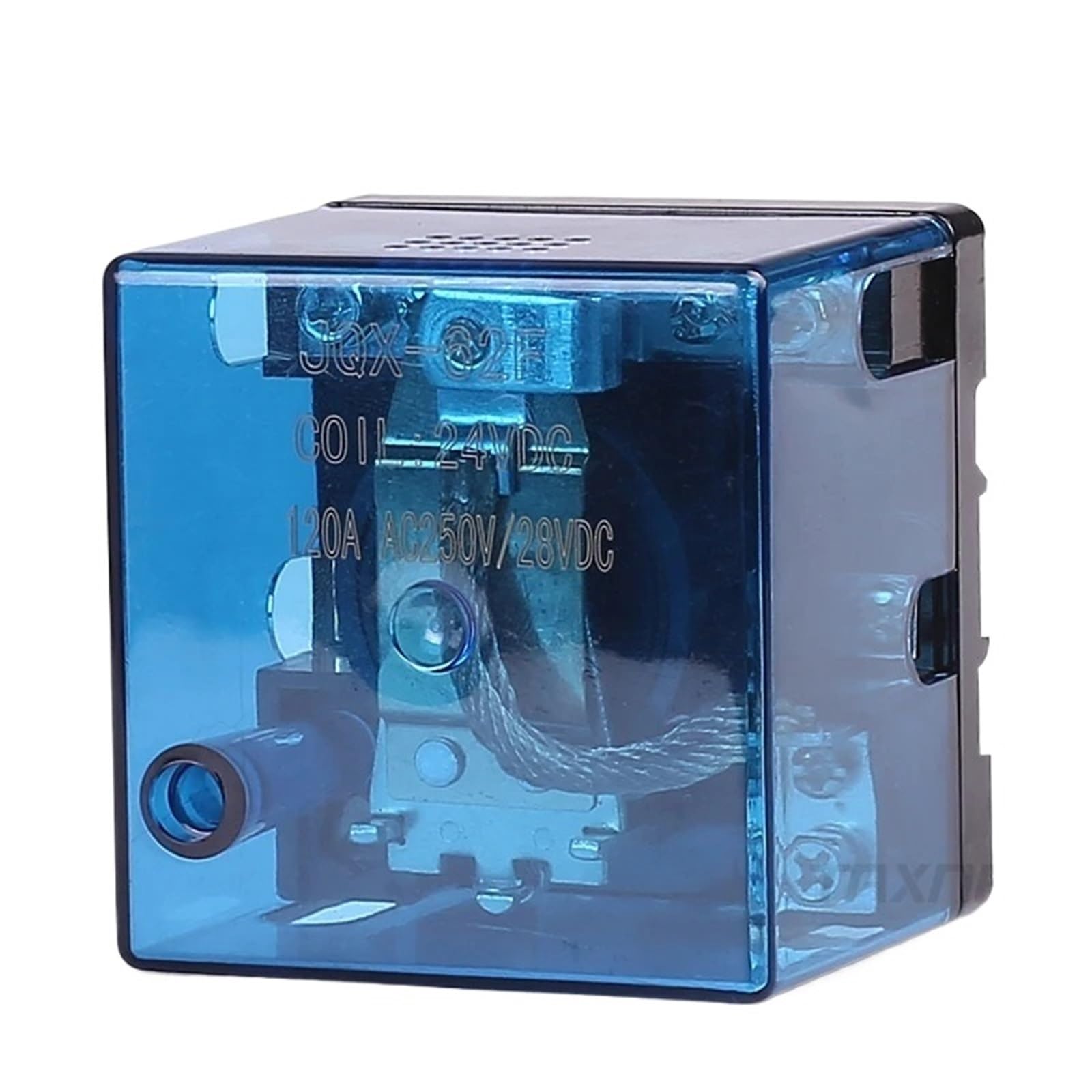 Power Relay JQX-62F 1Z 120A High-Power Relay 12V 24VDC 220VAC Silver Contact Electric Relay(120A 12V DC)