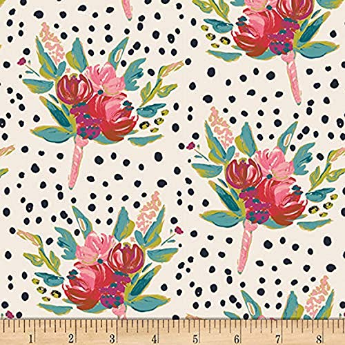 Art Gallery Bloomsbury West End Gathers Stretch Knit Red/White/Blue, Fabric by the Yard Art Gallery Bloomsbury West End Gathers Stretch Knit Red/White/Blue, Fabric by the Yard