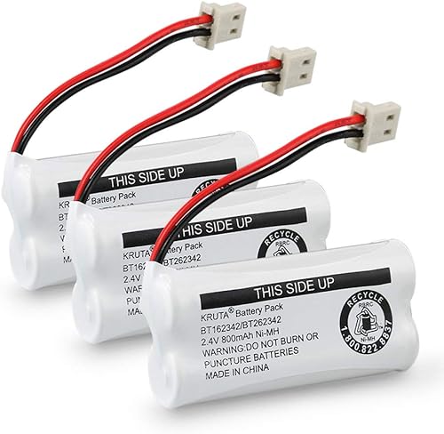 Miniatura 8 de Baterías para teléfono inalámbrico BT162342 BT262342 compatible con BT183342 BT283342 BT166342 BT266342 VTech CS6114 CS6419 CS6719 atT EL52300