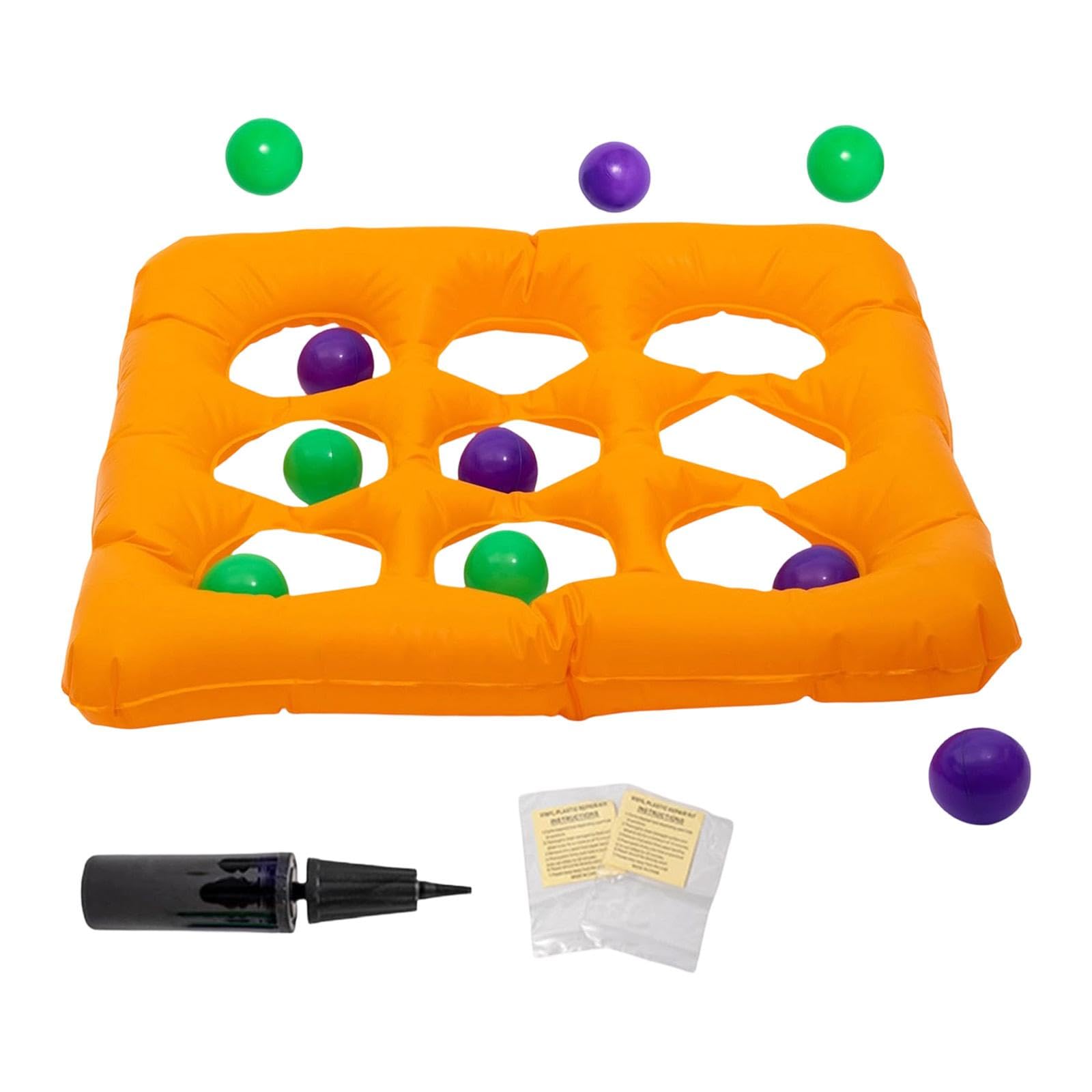 predolo Juego de flotadores de Piscina con 10 Pelotas, Inflable, para lanzar al Libre, para Adultos.
