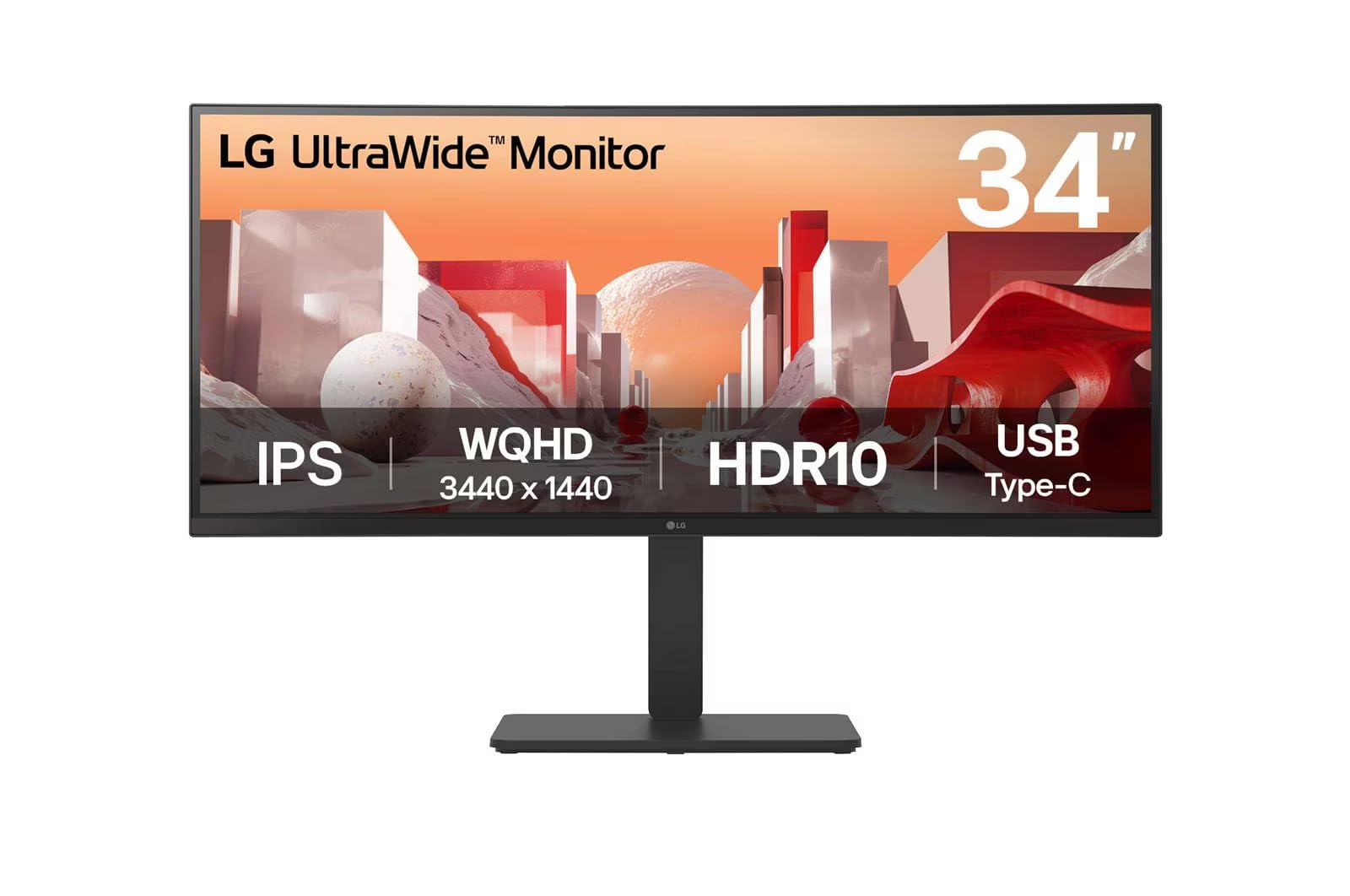 LG UltraWide 34BA75QE-B - LED-Monitor - gebogen