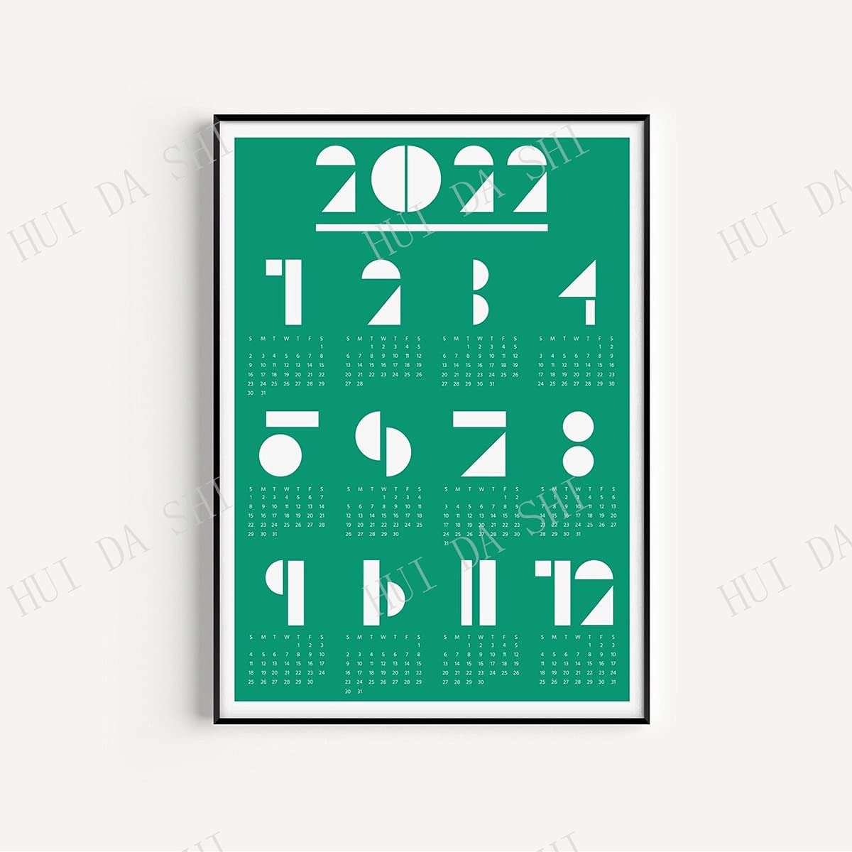 Calendario da scrivania 2022 Calendario Minimalista del Calendario Neutro Calendario Geometrico del Calendario del Calendario del Calendario del Calendario Lista delle Cose da Fare